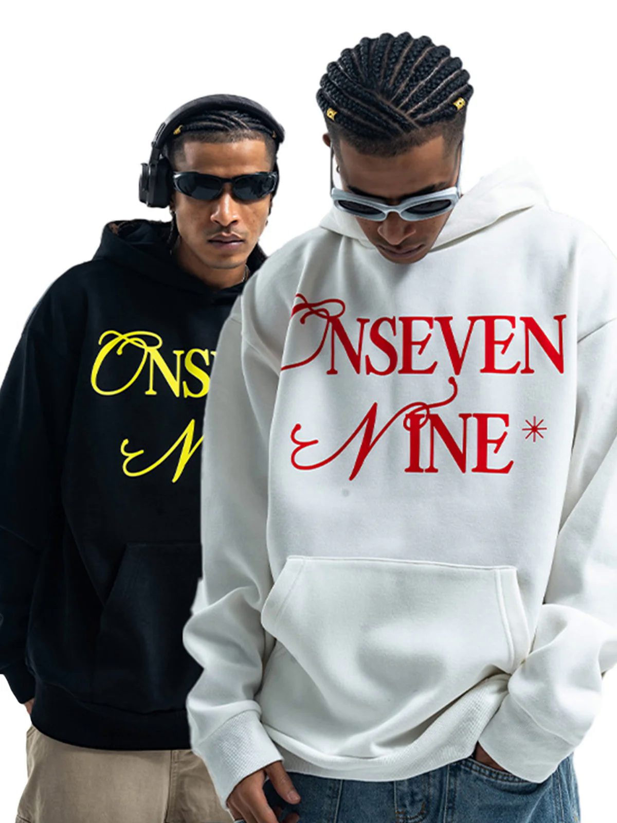 Basic Letter Print Fleece Hoodie Basic Letter Print Fleece Hoodie