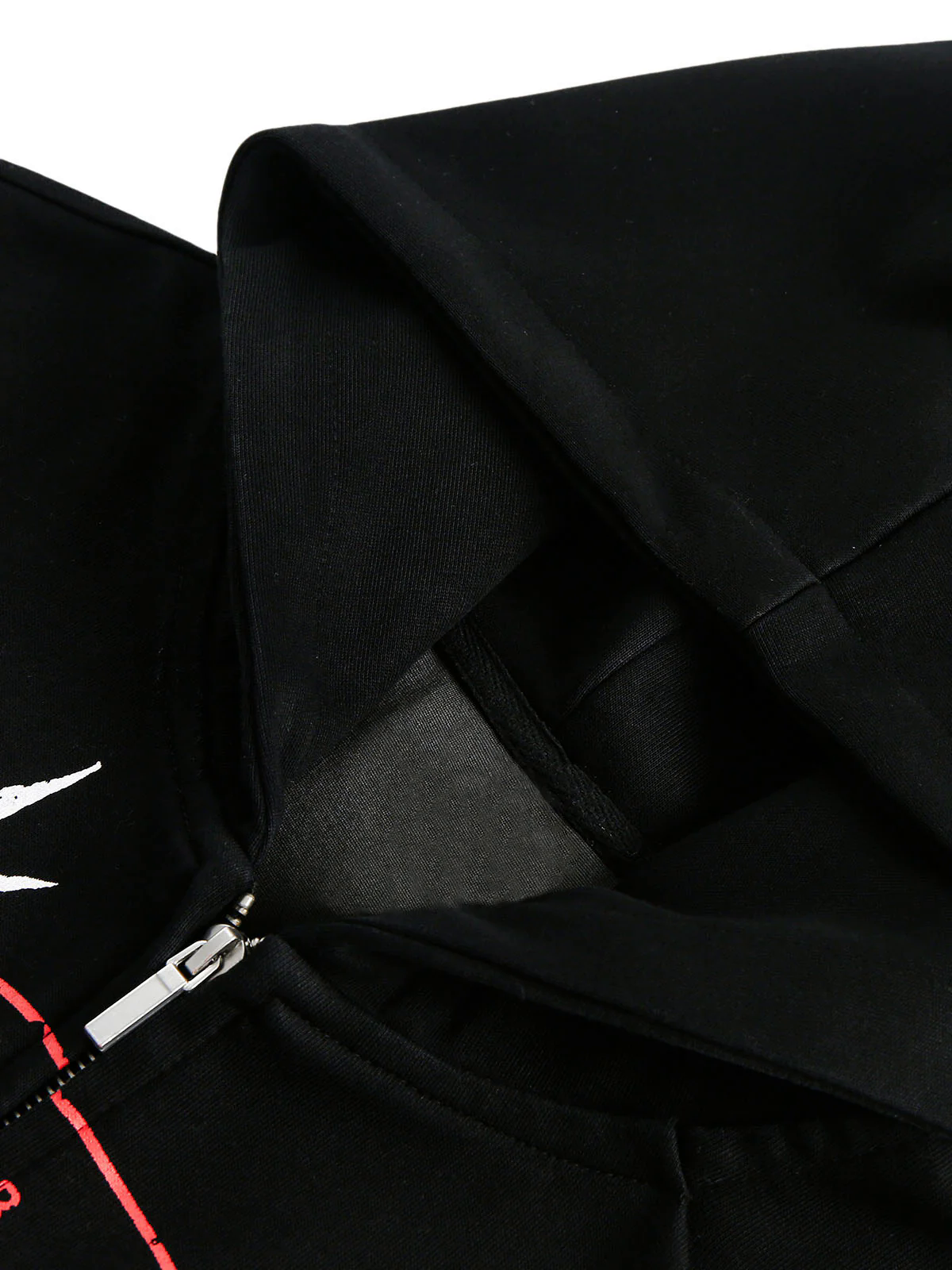 Dark Horse Print Cardigan Zip Up Hoodie Dark Horse Print Cardigan Zip Up Hoodie