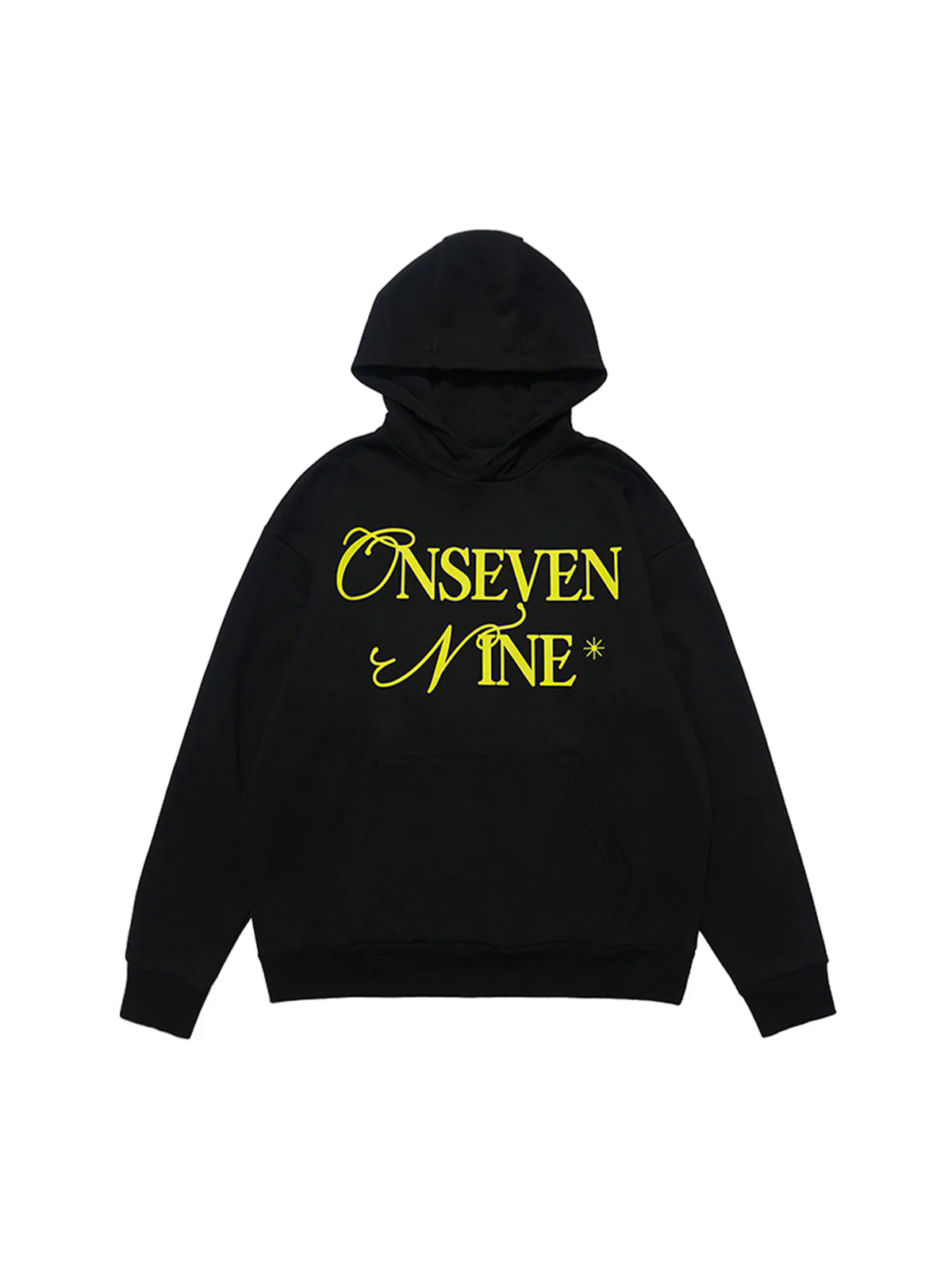Basic Letter Print Fleece Hoodie Basic Letter Print Fleece Hoodie