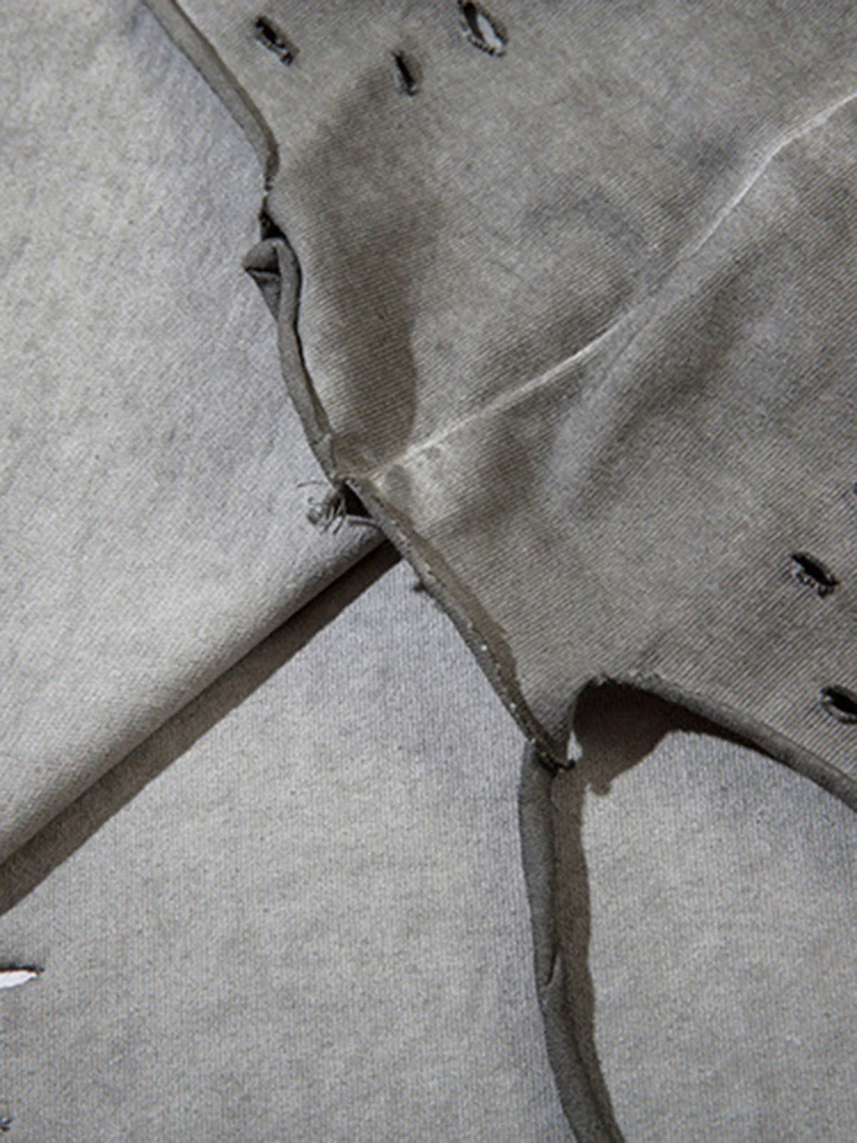 Raw Edge Butterfly Print Vest