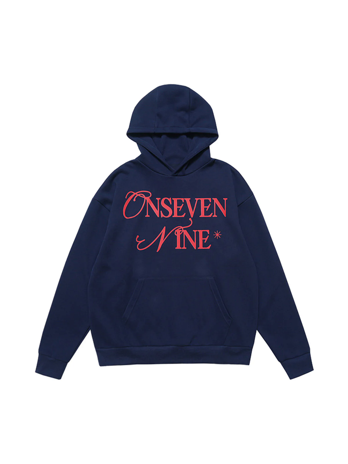 Basic Letter Print Fleece Hoodie Basic Letter Print Fleece Hoodie