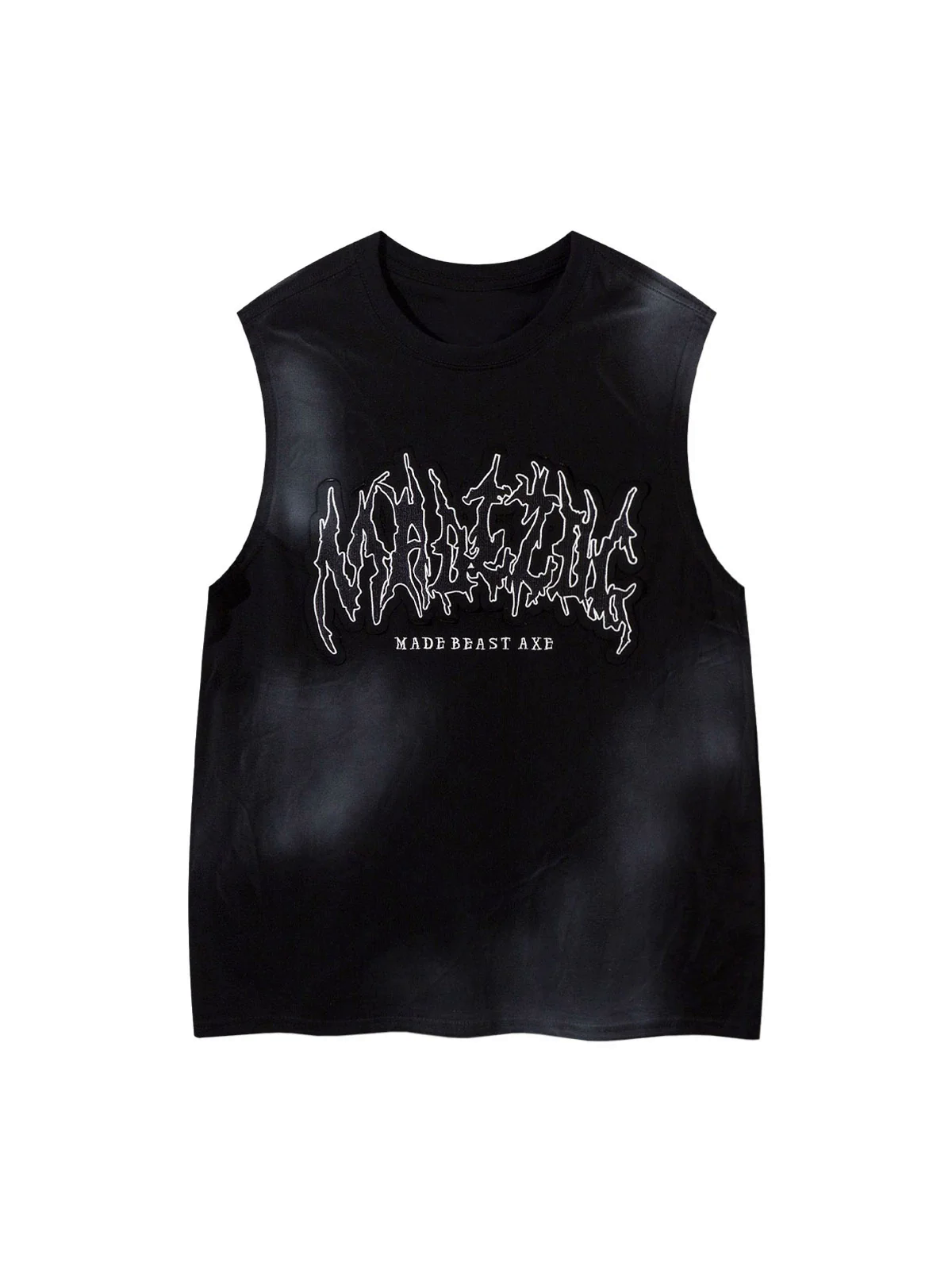 Letter Patchwork Gradient Tank Top