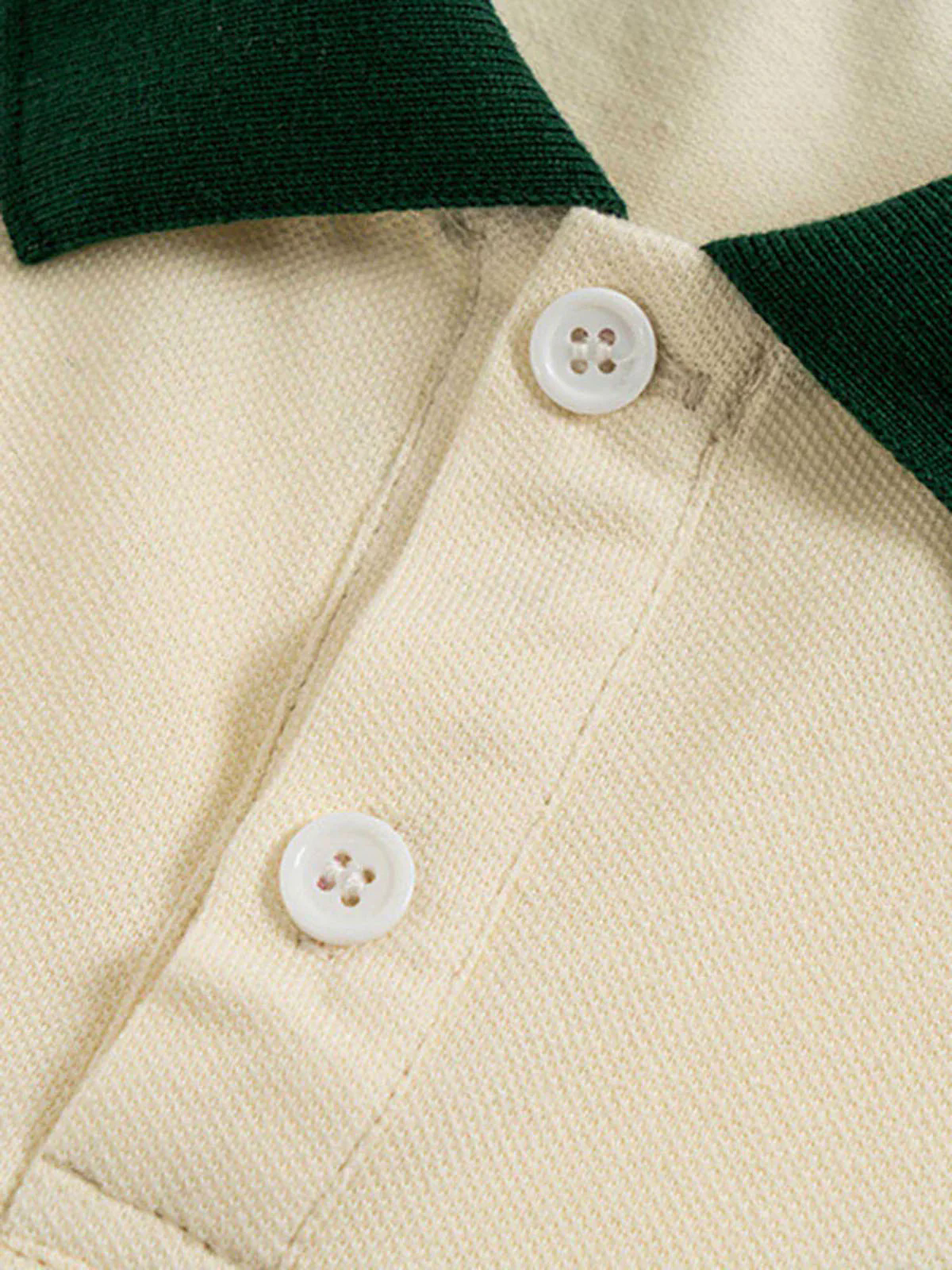 Letter Embroidered Polo Shirt - 1589