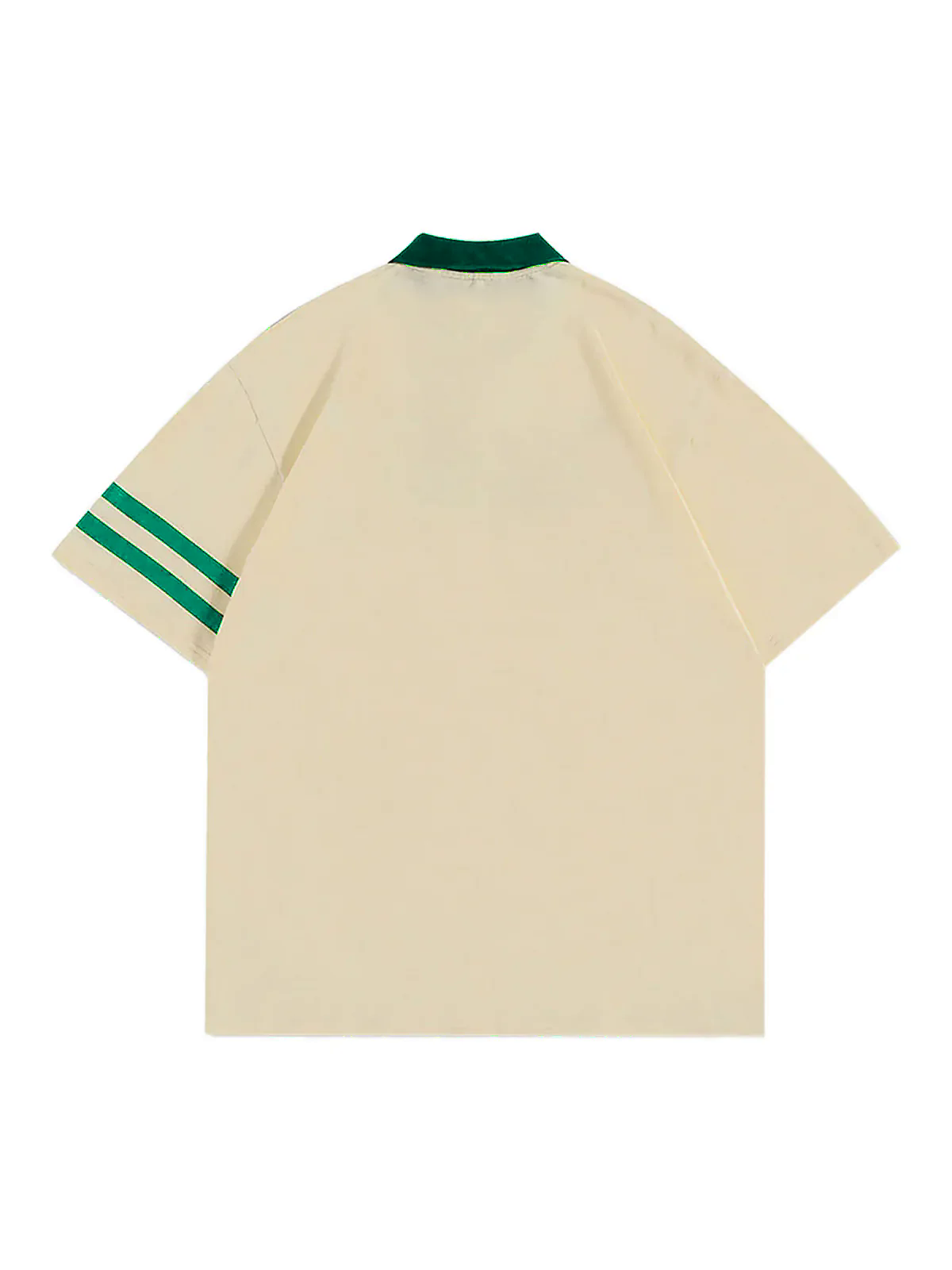 Letter Embroidered Polo Shirt - 1589