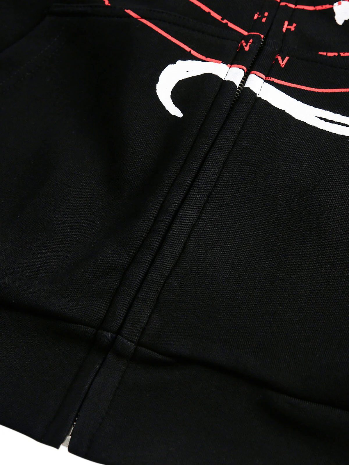 Dark Horse Print Cardigan Zip Up Hoodie Dark Horse Print Cardigan Zip Up Hoodie